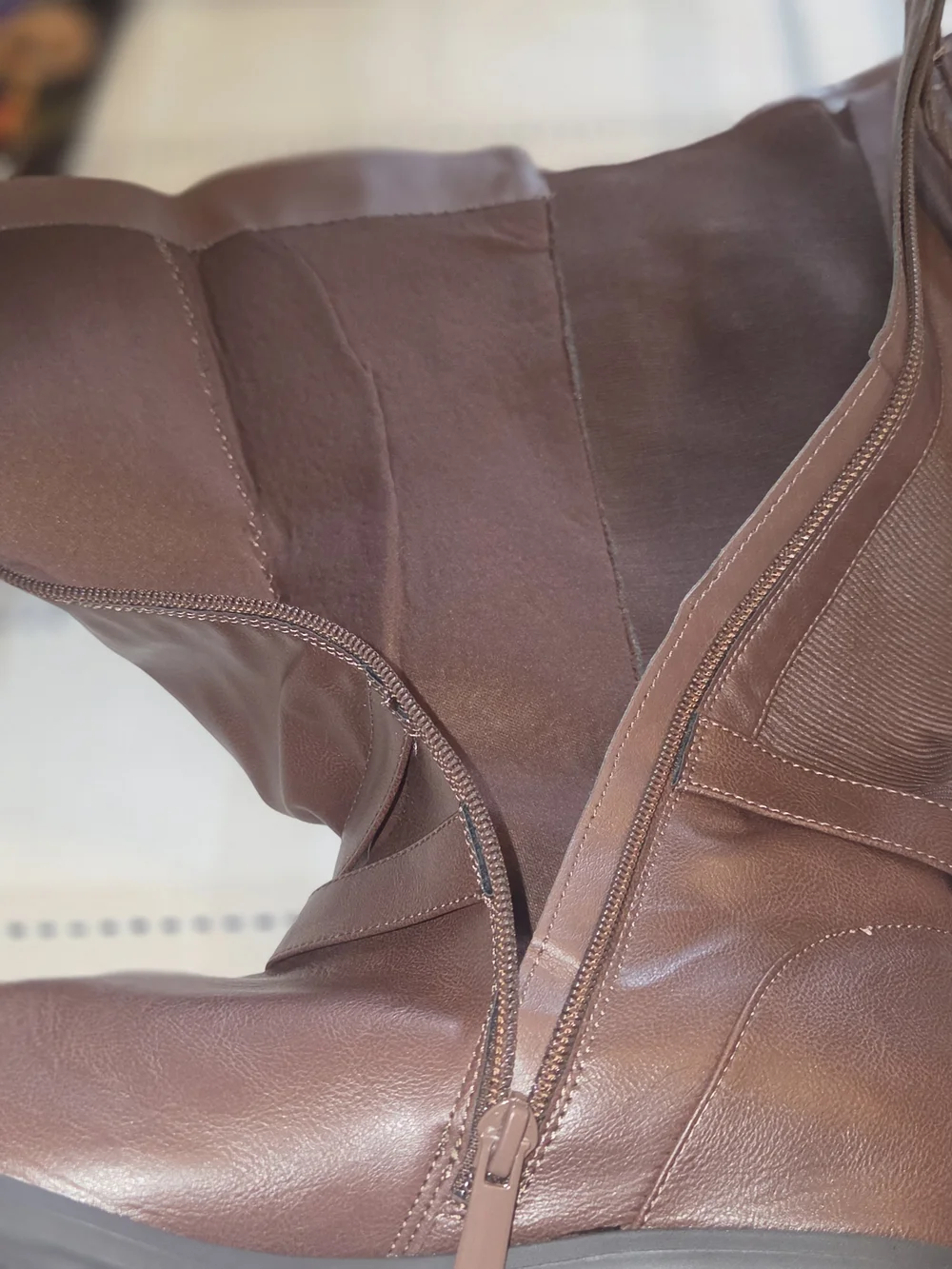 Torrid 9.5W Women's Brown Mid-Calf Buckle Riding Boots NWOB